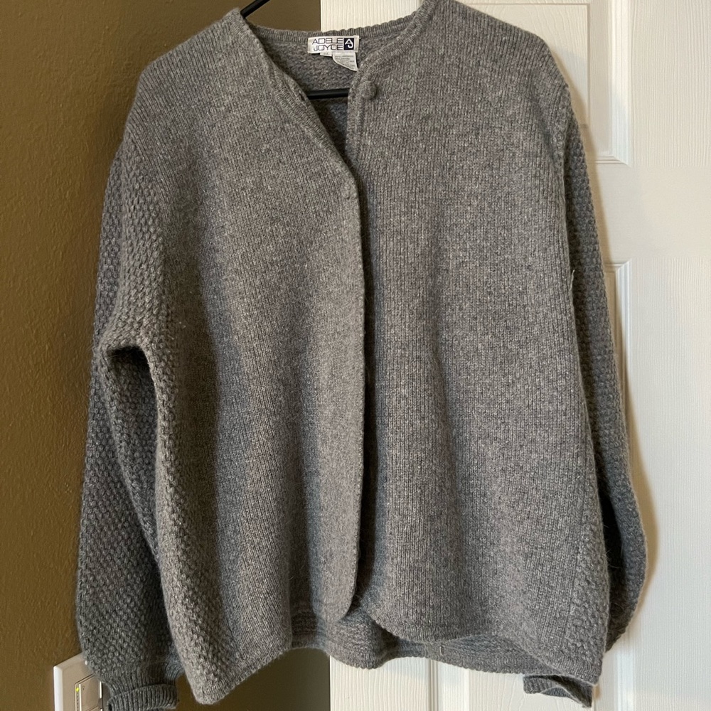 Adele Joyce cardigan lambs wool and angora